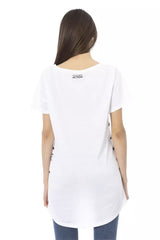Trussardi Action White Cotton Women T-Shirt -   -  Trussardi Action.