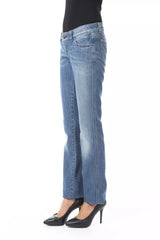 BYBLOS Blue Cotton Women Jeans - - BYBLOS.
