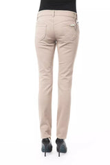 BYBLOS Beige Cotton Women Pants -   -  BYBLOS.