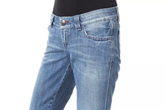BYBLOS Blue Cotton Women Jeans - - BYBLOS.