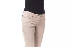 BYBLOS Beige Cotton Women Pants -   -  BYBLOS.