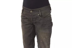 BYBLOS Black Cotton Women Jeans - - BYBLOS.
