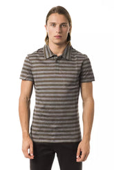 BYBLOS Gray Cotton Men Polo Shirt -   -  BYBLOS.