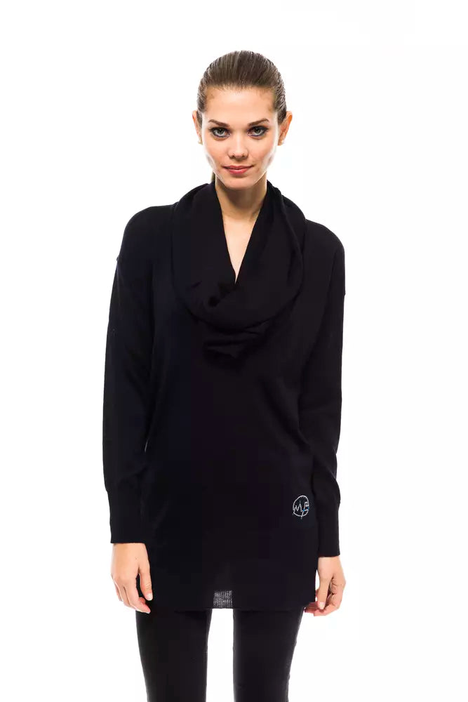 Montana Blu Blue Wool Women Sweater -   -  Montana Blu.