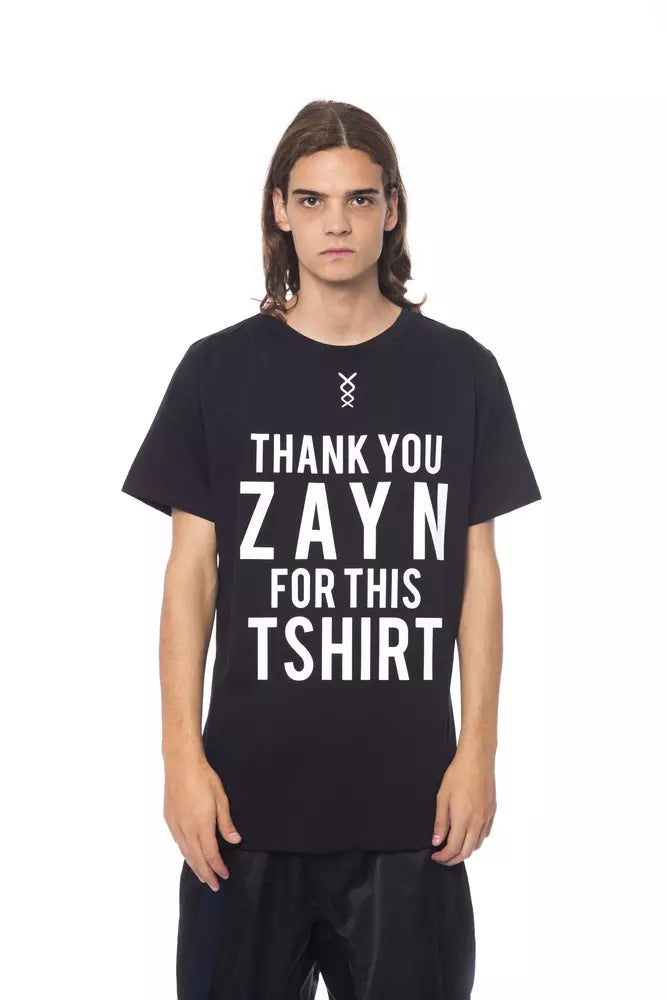 Nicolo Tonetto Black Cotton Men T-Shirt -   -  Nicolo Tonetto.