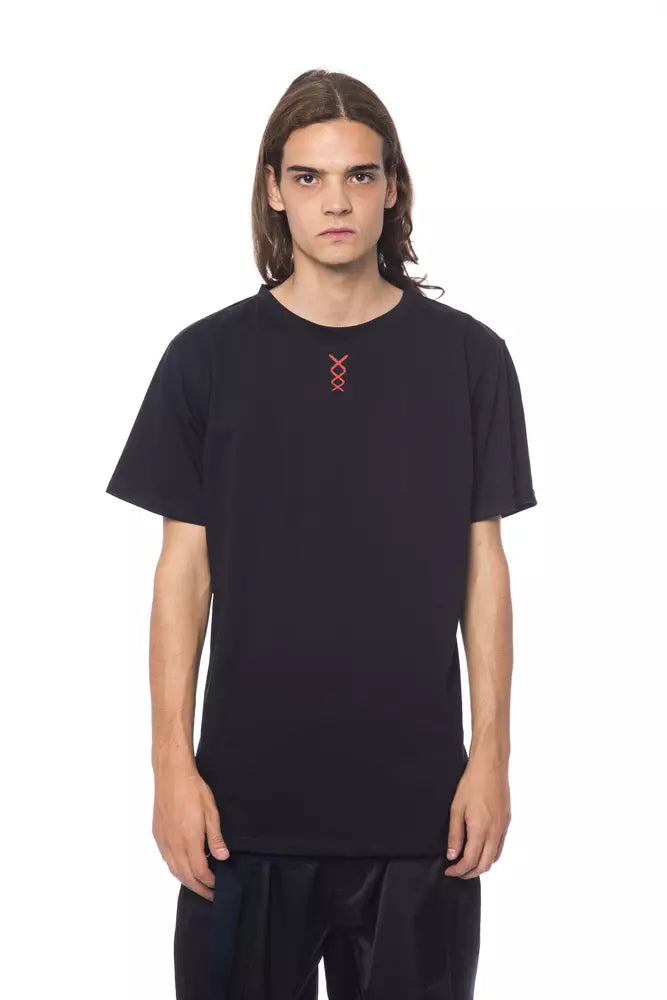 Nicolo Tonetto Black Cotton Men T-Shirt -   -  Nicolo Tonetto.