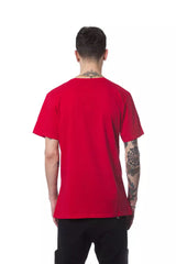 Nicolo Tonetto Red Cotton Men T-Shirt - - Nicolo Tonetto.