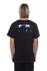Nicolo Tonetto Black Cotton Men T-Shirt -   -  Nicolo Tonetto.