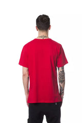Nicolo Tonetto Red Cotton Men T-Shirt - - Nicolo Tonetto.