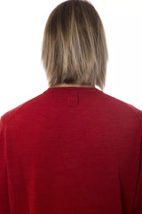 Billionaire Italian Couture Red Merino Wool Men Sweater -   -  Billionaire Italian Couture.