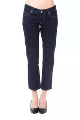 Ungaro Fever Blue Cotton Women Capri Jean -   -  Ungaro Fever.
