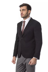 Billionaire Italian Couture Black Wool Mens Blazer -   -  Billionaire Italian Couture.