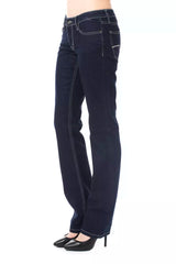 Ungaro Fever Blue Cotton Women Jeans - - Ungaro Fever.