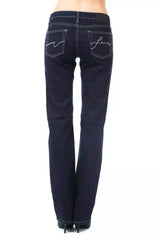 Ungaro Fever Blue Cotton Women Jeans - - Ungaro Fever.