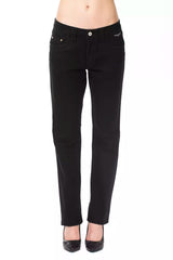 Ungaro Fever Black Cotton Women Pant - - Ungaro Fever.