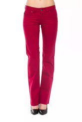 Ungaro Fever Red Cotton Women Pants -   -  Ungaro Fever.