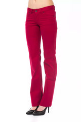 Ungaro Fever Red Cotton Women Pants -   -  Ungaro Fever.