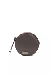 Pompei Donatella Chic Burgundy Small Oval Crossbody Bag -  Luxury Cross Body Bag for Women -  Pompei Donatella.
