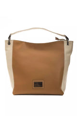 Pompei Donatella Brown Leather Women Shoulder Bag -  Luxury Shoulder Bag for Women -  Pompei Donatella.