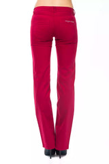 Ungaro Fever Red Cotton Women Pants -   -  Ungaro Fever.