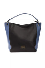 Pompei Donatella Black Leather Women Shoulder Bag -  Luxury Shoulder Bag for Women -  Pompei Donatella.