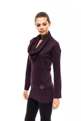 Montana Blu Purple Wool Women Sweater - - Montana Blu.