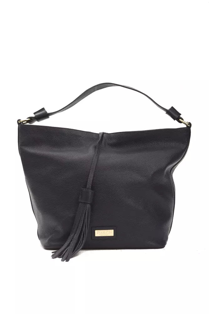 Pompei Donatella Gray Leather Women Shoulder Bag -  Luxury Shoulder Bag for Women -  Pompei Donatella.
