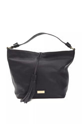 Pompei Donatella Gray Leather Women Shoulder Bag -  Luxury Shoulder Bag for Women -  Pompei Donatella.