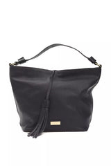 Pompei Donatella Gray Leather Women Shoulder Bag -  Luxury Shoulder Bag for Women -  Pompei Donatella.