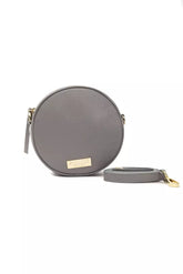 Pompei Donatella Gray Leather Women Crossbody Bag -  Luxury Cross Body Bag for Women -  Pompei Donatella.
