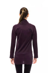 Montana Blu Purple Wool Women Sweater - - Montana Blu.