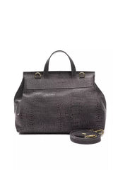 Pompei Donatella Gray Leather Women Shoulder Bag -   -  Pompei Donatella.