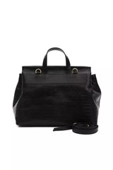 Pompei Donatella Black Leather Women Shoulder Bag -   -  Pompei Donatella.
