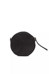 Pompei Donatella Black Leather Women Crossbody Bag - Luxury Cross Body Bag for Women - Pompei Donatella.