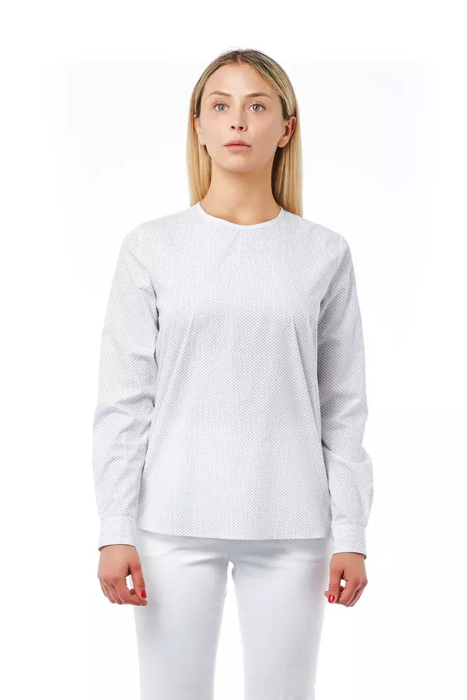 Bagutta White Cotton Women Blouse -   -  Bagutta.