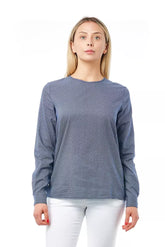 Bagutta Blue Cotton Women Blouse -   -  Bagutta.