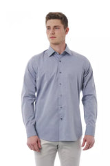 Bagutta Gray Cotton Men Shirt -   -  Bagutta.