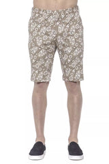 PT Torino Beige Cotton Men Short -   -  PT Torino.