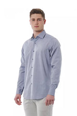 Bagutta Gray Cotton Men Shirt -   -  Bagutta.