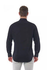 Bagutta Black Cotton Men Shirt -   -  Bagutta.