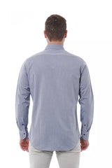 Bagutta Gray Cotton Men Shirt -   -  Bagutta.