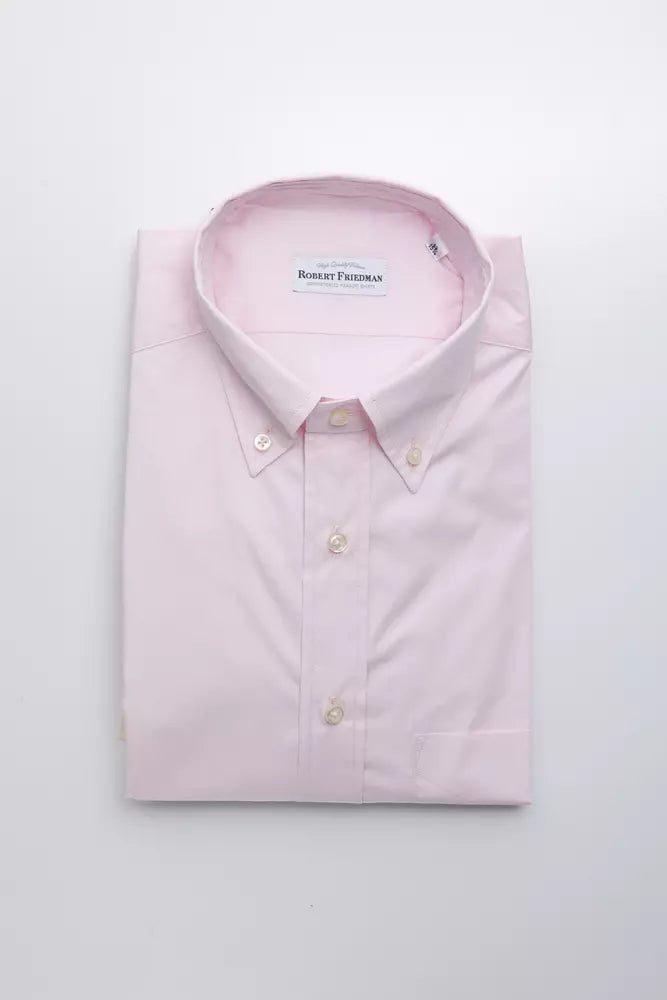 Robert Friedman Multicolor Cotton Men Shirt -   -  Robert Friedman.