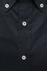 Robert Friedman Black Cotton Men Shirt -   -  Robert Friedman.