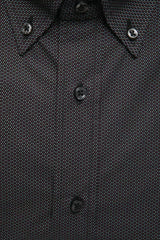 Robert Friedman Black Cotton Men's Shirt -   -  Robert Friedman.
