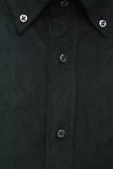 Robert Friedman Black Cotton Men's Shirt -   -  Robert Friedman.