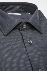 Robert Friedman Black Cotton Men Shirt -   -  Robert Friedman.