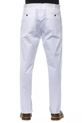 PT Torino White Cotton Men Trousers -   -  PT Torino.