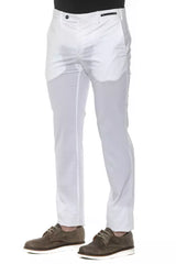 PT Torino White Cotton Men Trouser -   -  PT Torino.