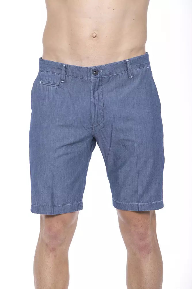 Armata Di Mare Chic Nautical Blue Bermuda Shorts -   -  Armata Di Mare.