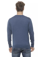 Billionaire Italian Couture Elegant Cashmere V-Neck Men's Sweater -   -  Billionaire Italian Couture.